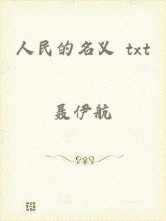 人民的名义 txt